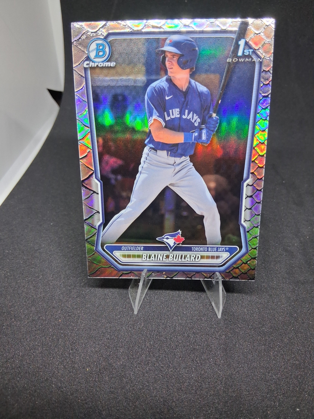 2026 Bowman Blaine Bullard Chrome Reptilian Refractor #BCP-18 1st Blue Jays